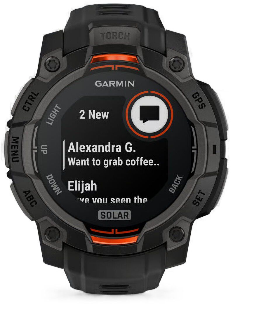 INSTINCT 3,45MM,SOLAR,BLACK BE GPS Ur