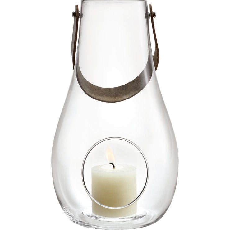 Dwl lanterne klart glas 29 cm.