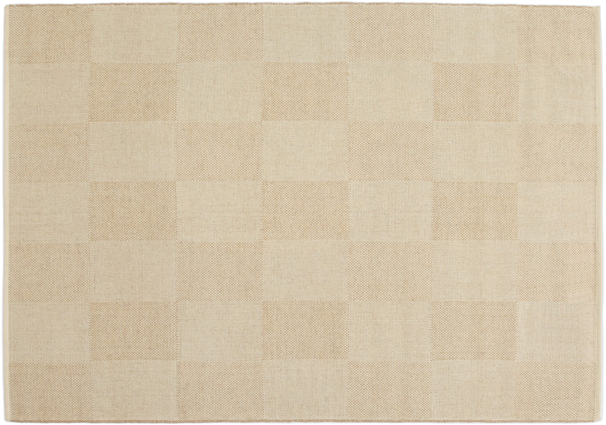 Check Rug-W140 x L200-Sand S check