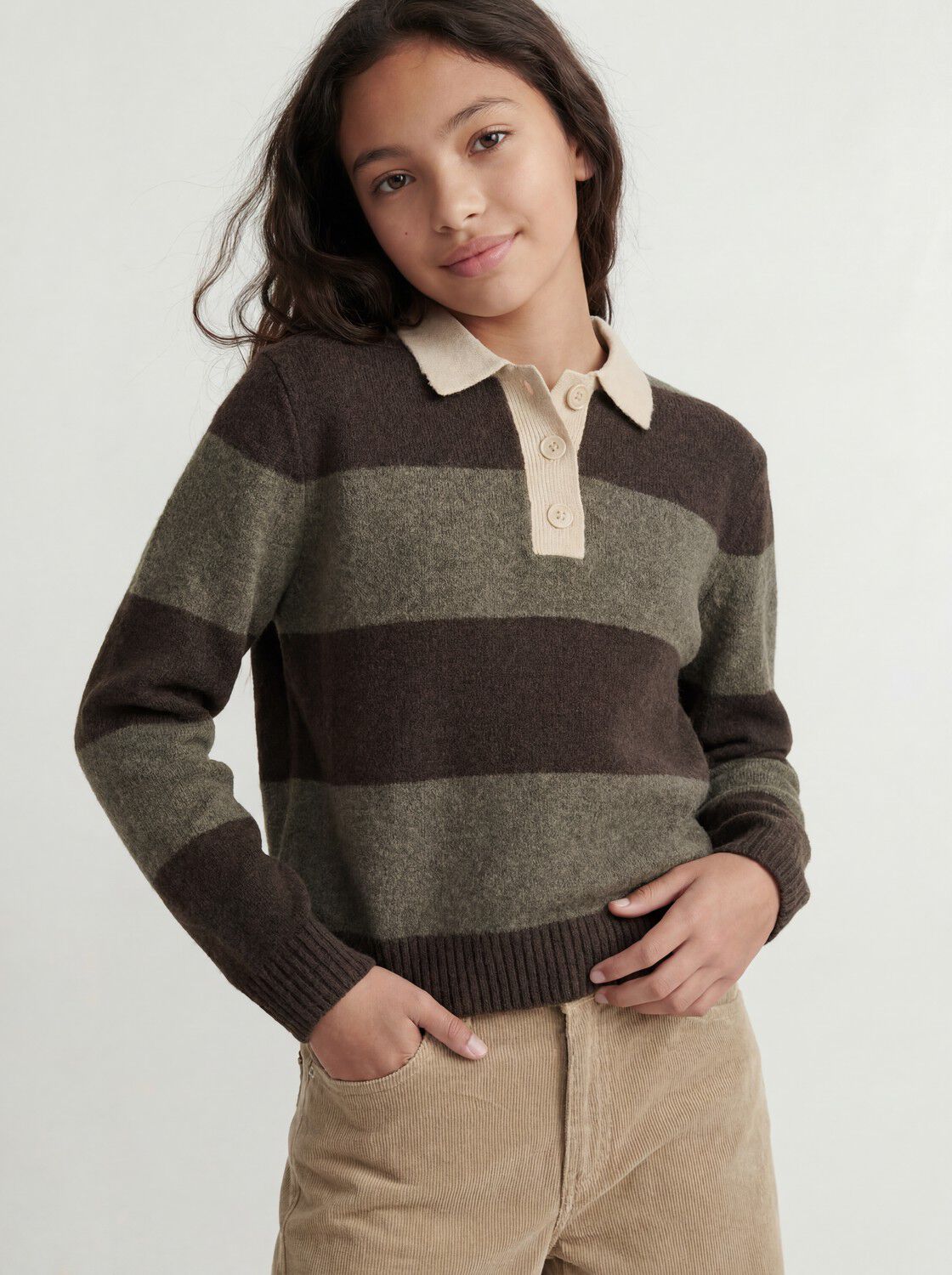 Jxruby Polo Neck Knit Sn Grl