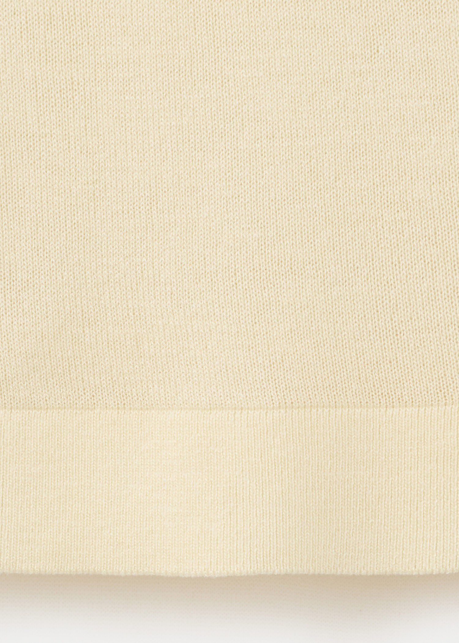 Knitted top with scarf detail