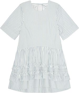 Stripe Cotton Mini Dress