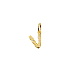 Alphabet Pendant Gold