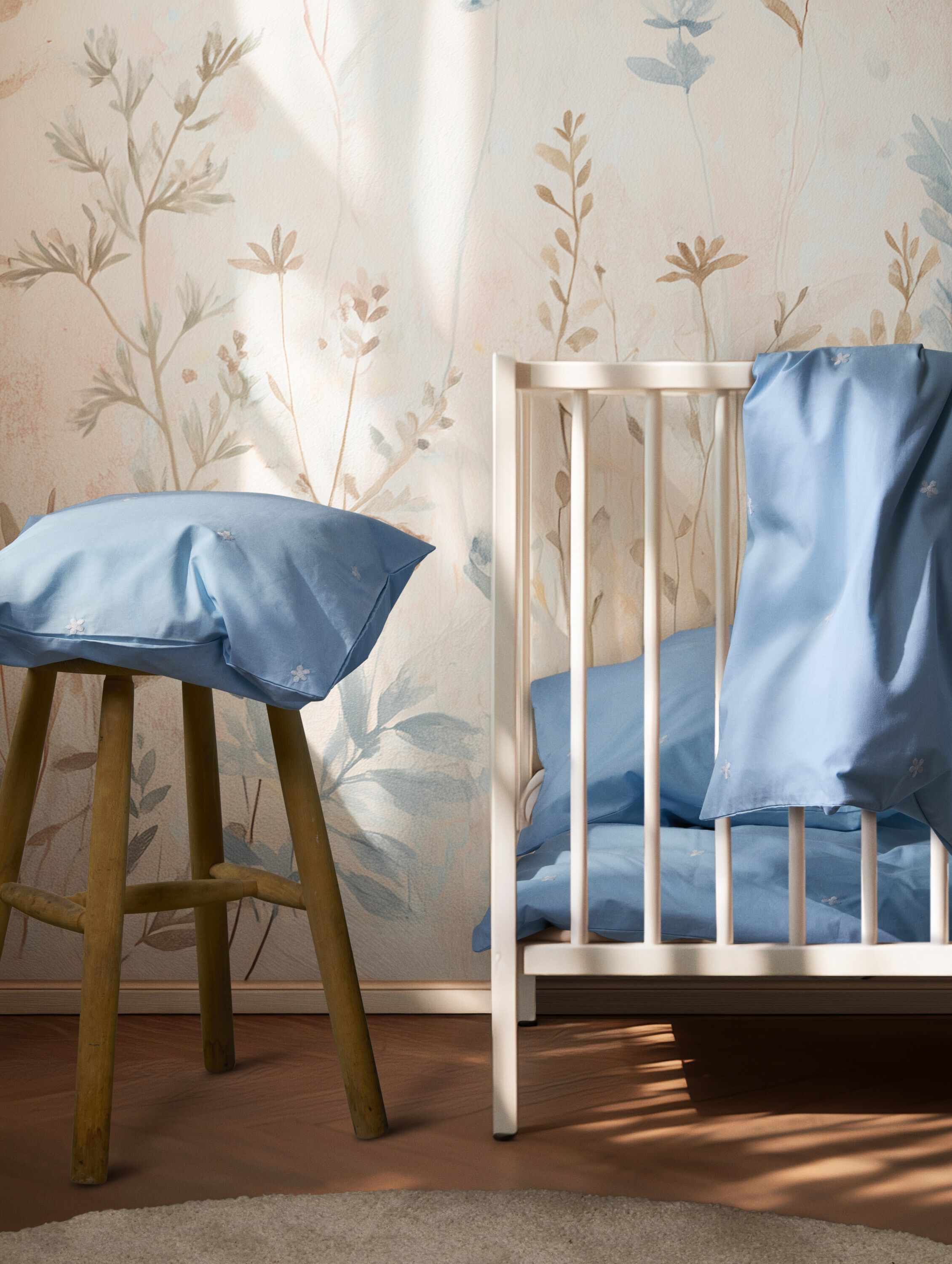 Daisy Senget&oslash;j Baby 70x100 cm lys bl&aring;