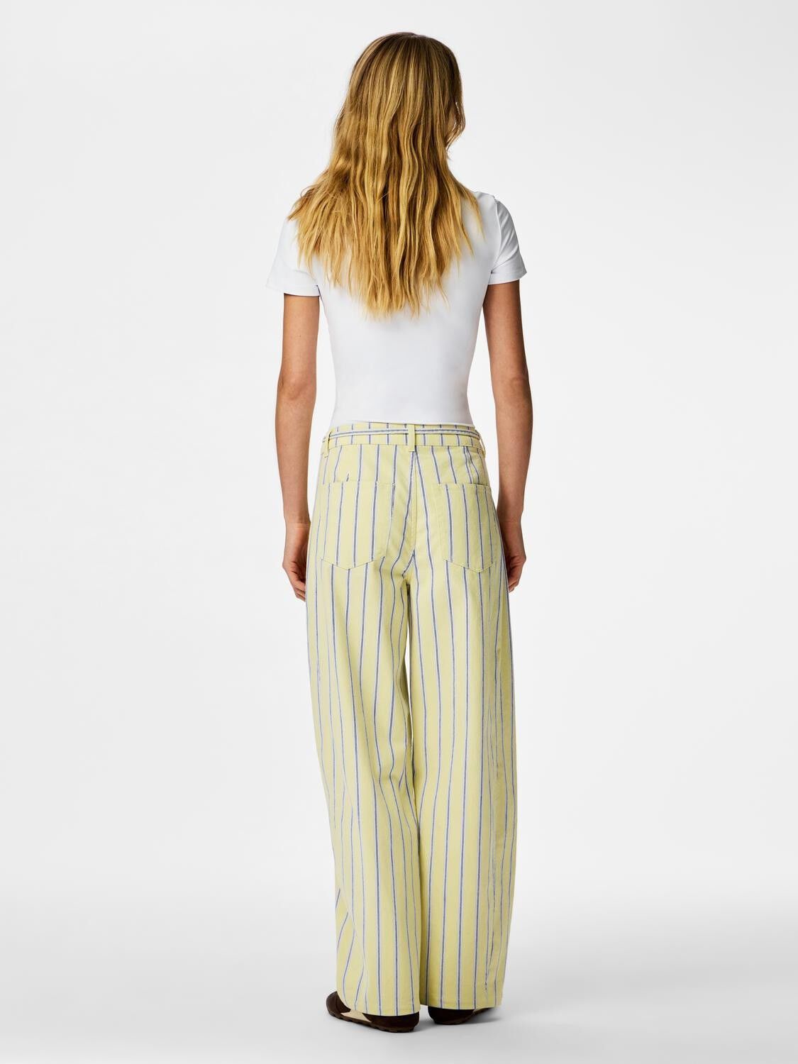 PCBILLO MW TIE BARREL JEANS