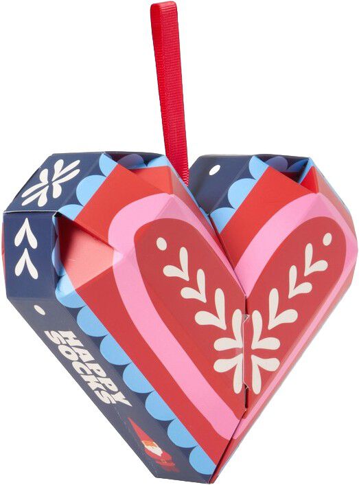 2-Pack Holiday Heart Socks Gift Set