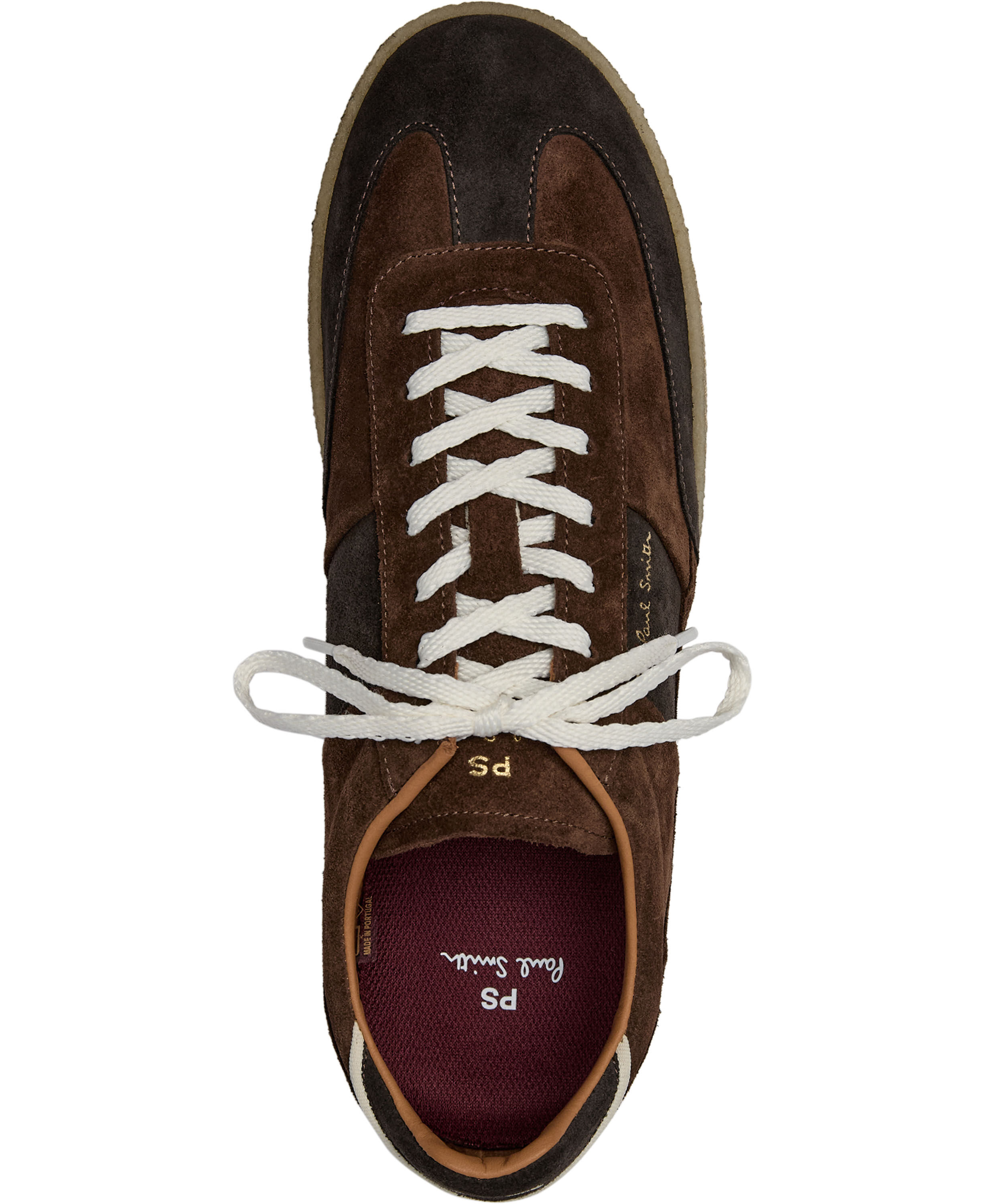 MENS SHOE DOVER BROWN CREPE SOLE