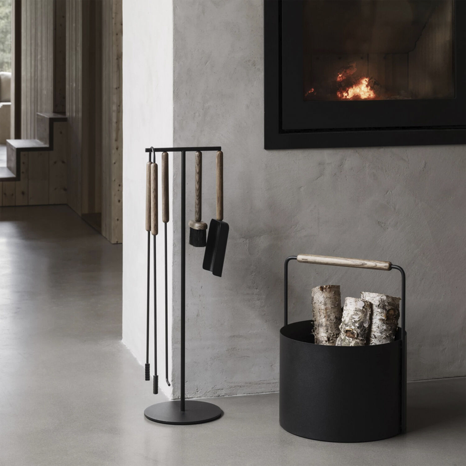 5 pcs Fireplace Tool Set - Ashi