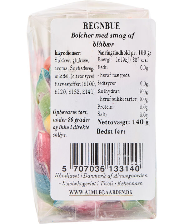 Regnbue, Klodsbundspose, 140g