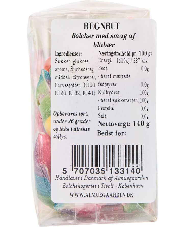 Regnbue, Klodsbundspose, 140g