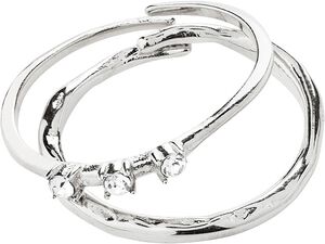 IVARIN rings, 2-in-1 set, silver-plated