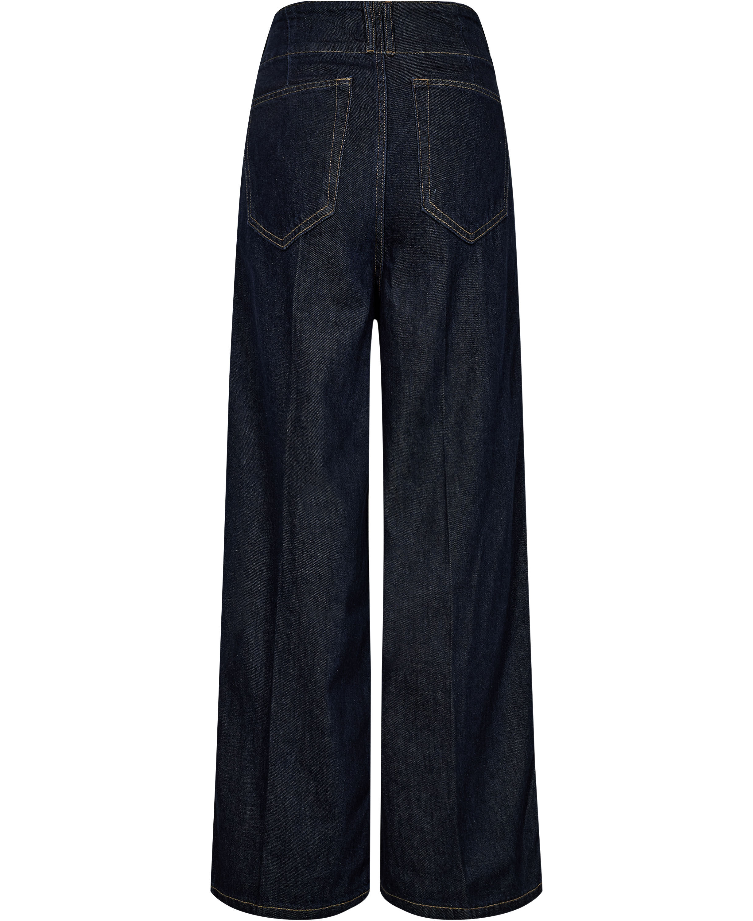 High waist straight jeans