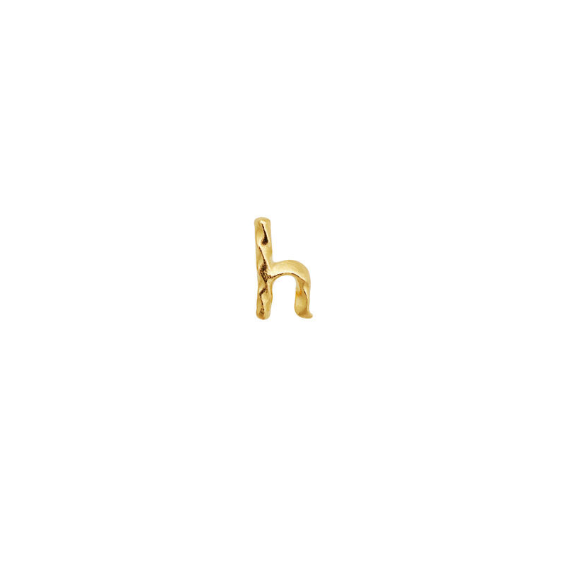 H Alphabet Single Earring