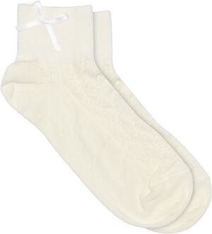 Una short socks - bow