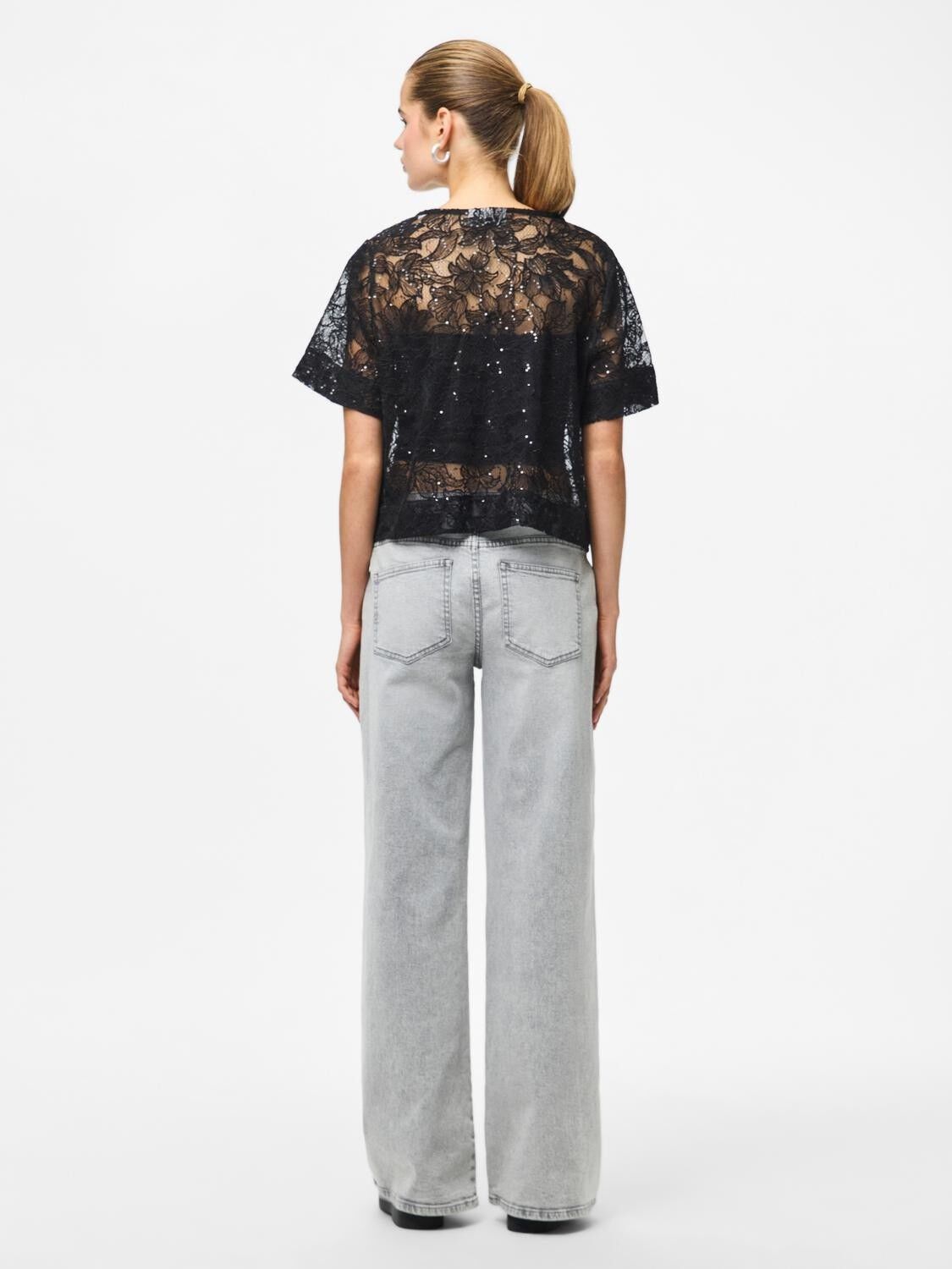 PCLOUISE 2/4 V-NECK TIE TOP WVN D2D