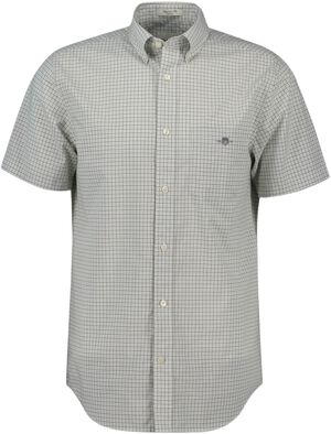 REG CLASSIC POPLIN CHECK SS SHIRT
