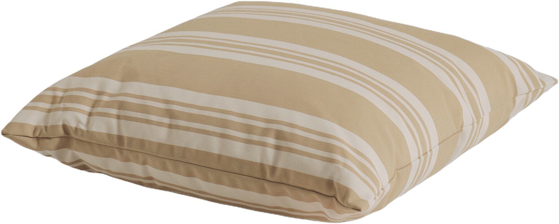 Fossflakes udend&oslash;rspude 50x50 cm. Beige stribet