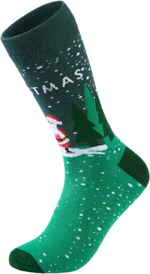 Christmas bamboo sock