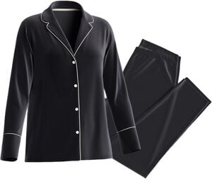 Long Pyjama set button shirt