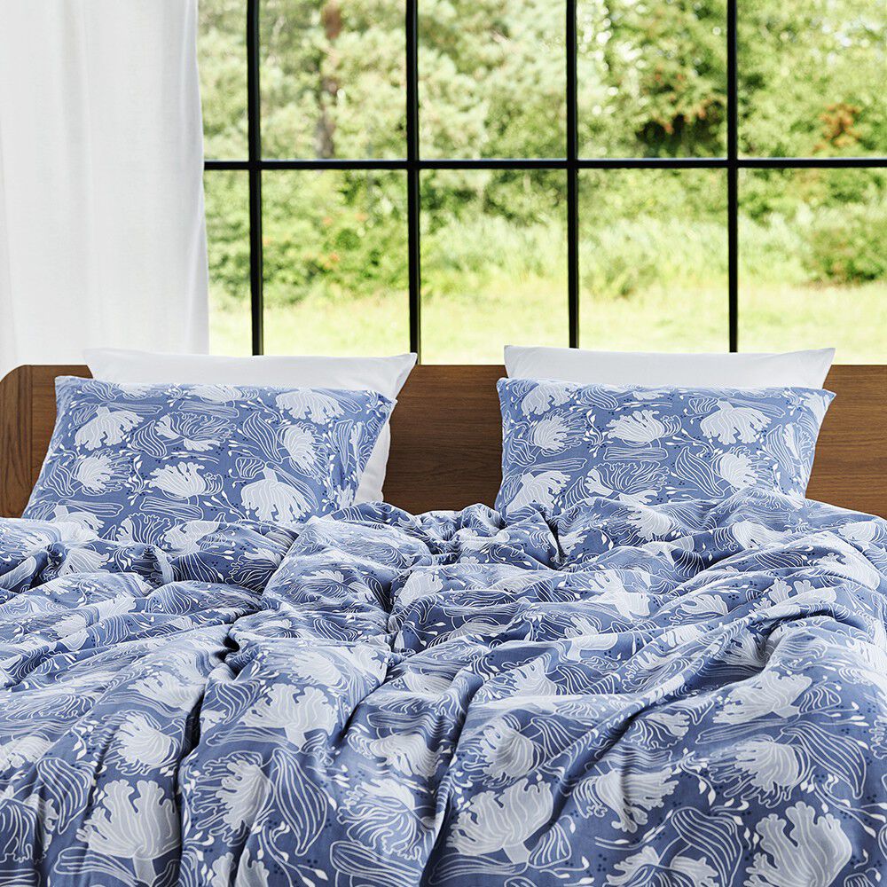 &Oslash;kologisk sengelinned Dugg bl - GOTS