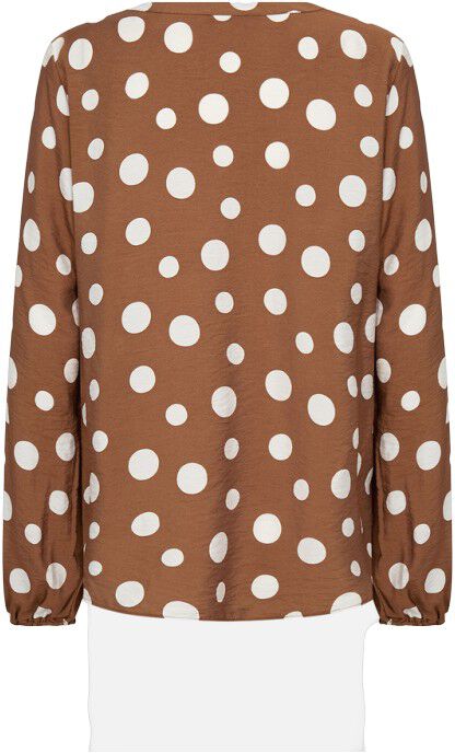 Curvy WA-CELIA 1 Bluse Brun