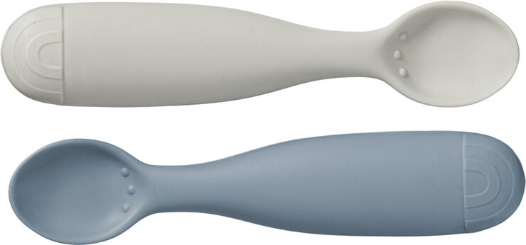 Silicone Spoons Rainbow, Midnight Mix, 2-pack