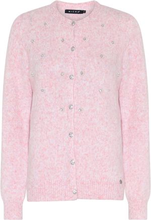 Cardigan_ Soft Melange Knit