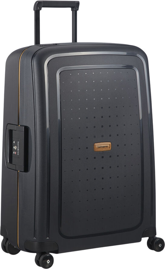 S Cure Eco Medium 4 wheel Suitcase 69cm ECO BLACK