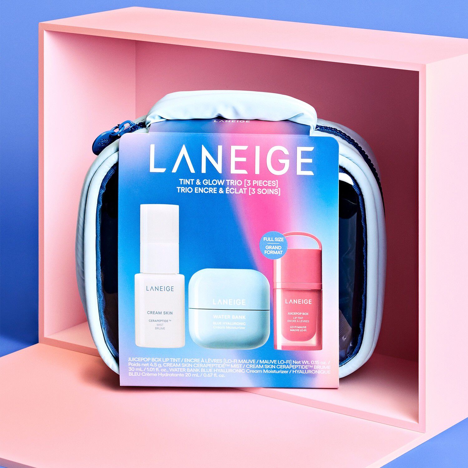Tint & Glow Trio - Limited edition-s&aelig;t med fugtgivende pleje til ansig