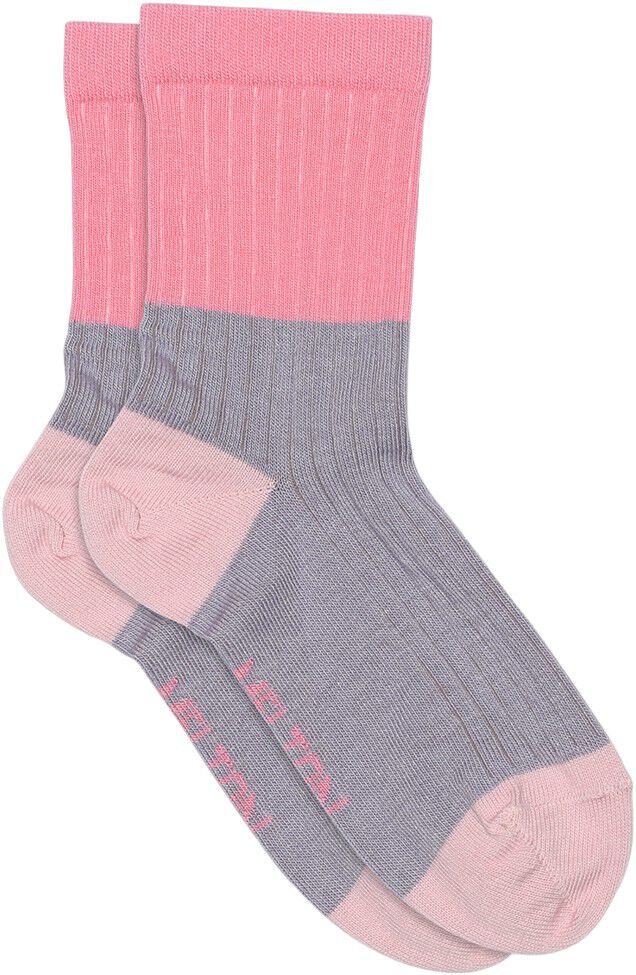 Block colour socks