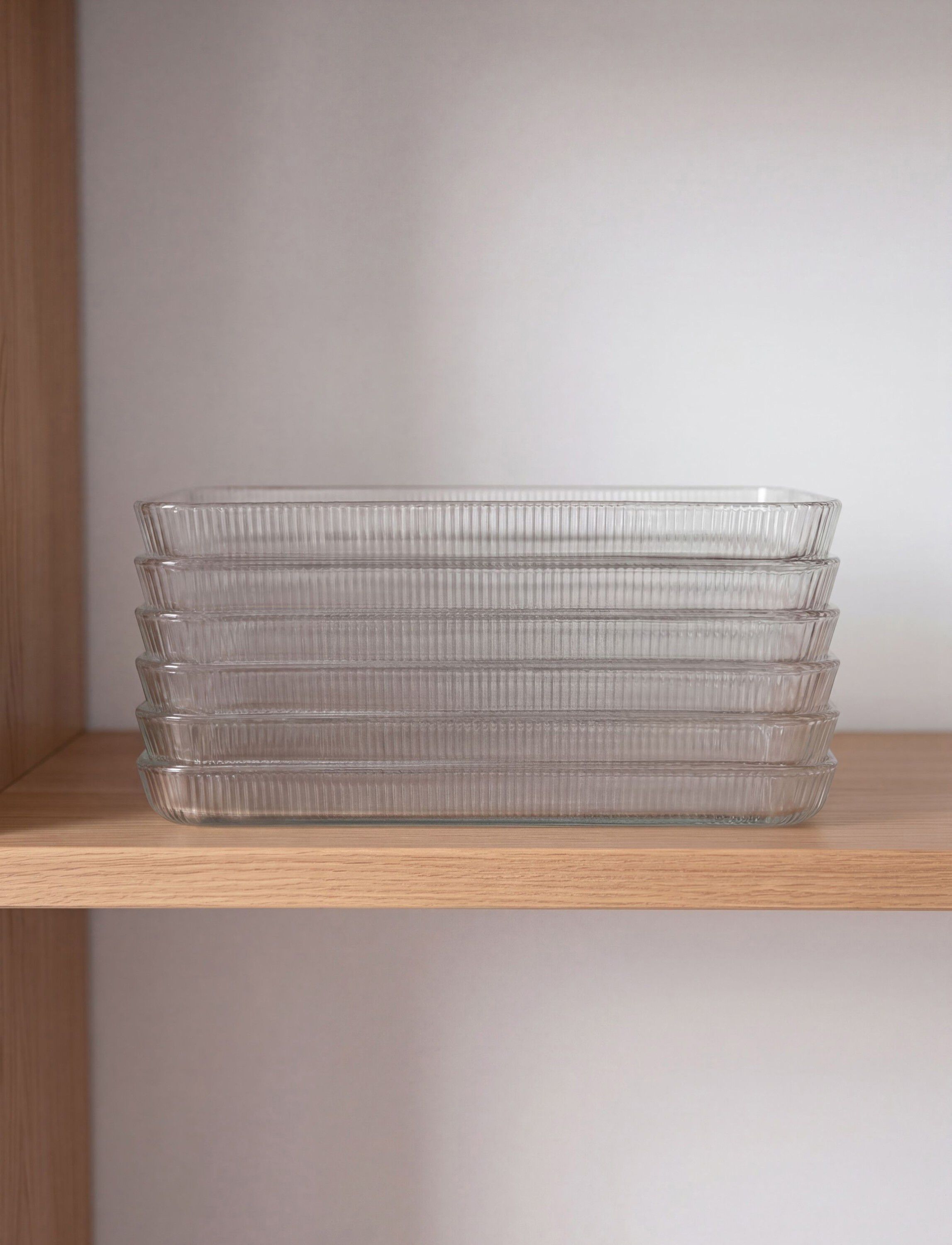 Pilastro serveringsfad L 36 cm clear