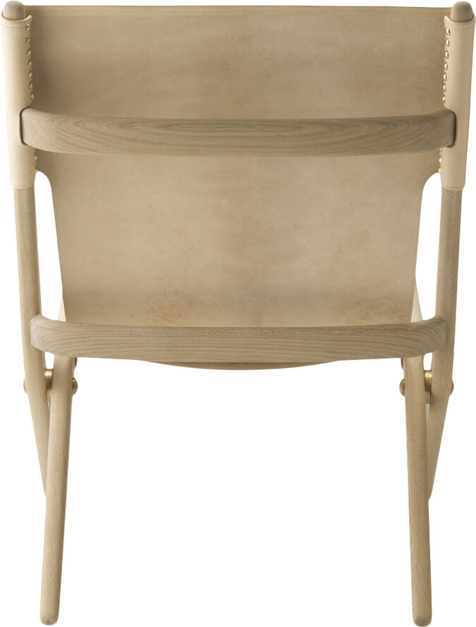 Saxe chair - Sæbebehandlet eg / Naturlig læder