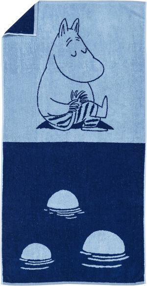 Moomin b. tw 70x140 Moomintroll navy GOTS