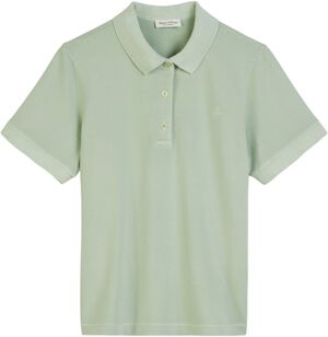 Polo-shirt, short-sleeve, flat knit