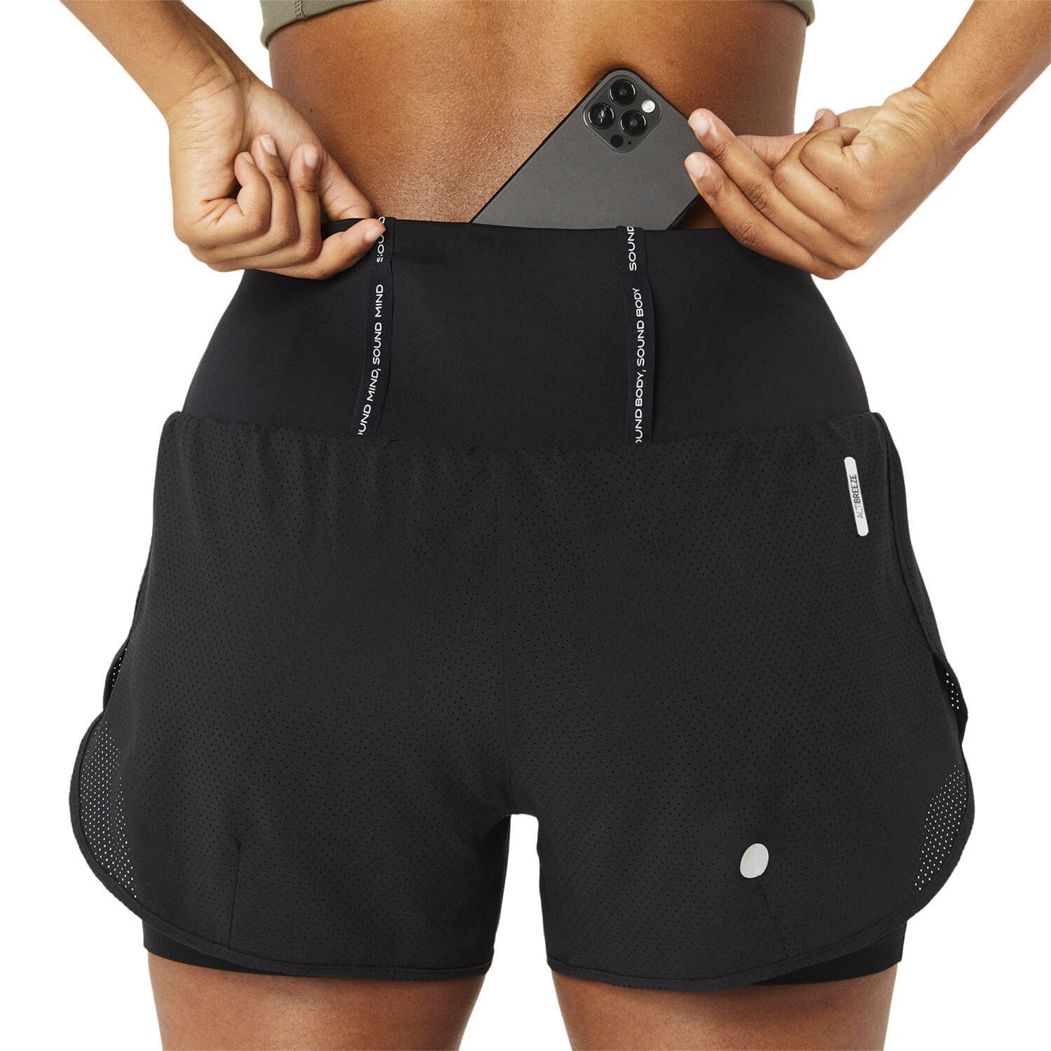 Road 2-i-1 3.5in shorts