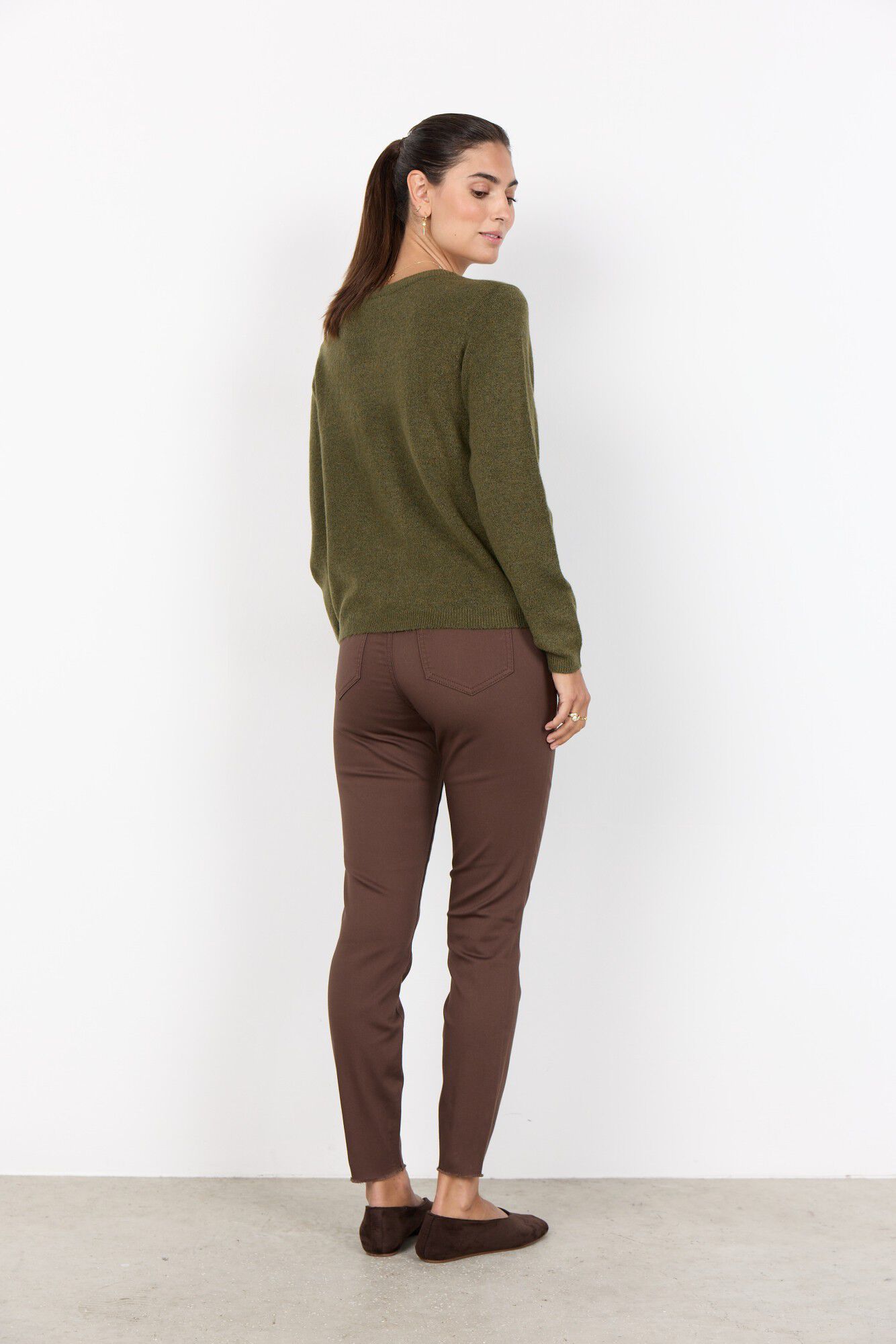 SC-ORLEAN 2 Cardigan Oliven