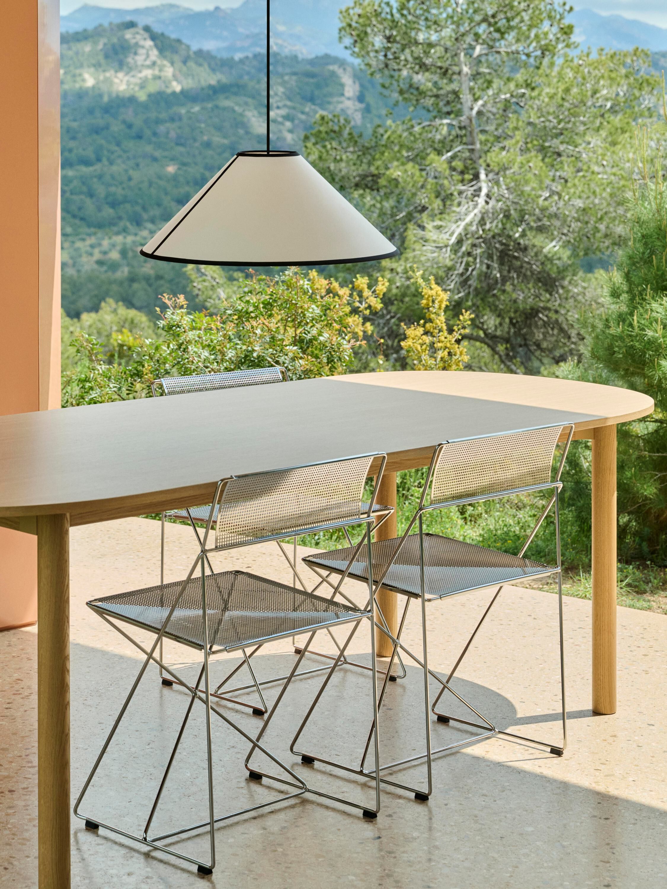 Ava Cone Pendant-600-White