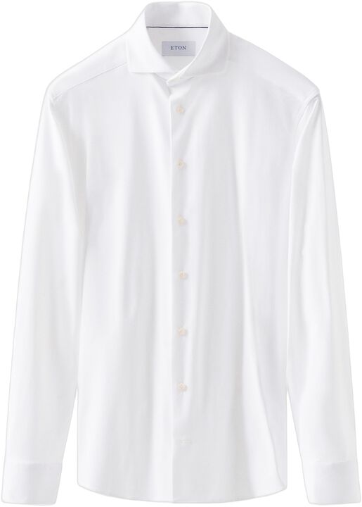 White Four-Way Stretch Shirt - Slim Fit