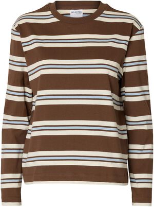 SLFBOXY-LUMA LS O-NECK TEE