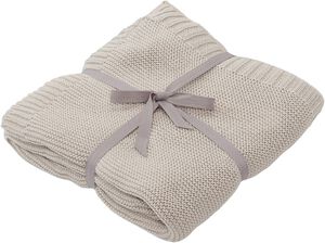 Strikket babyt&aelig;ppe