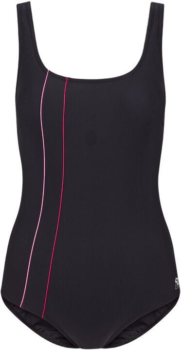 Badedragt m/brystfoer og lavt ben