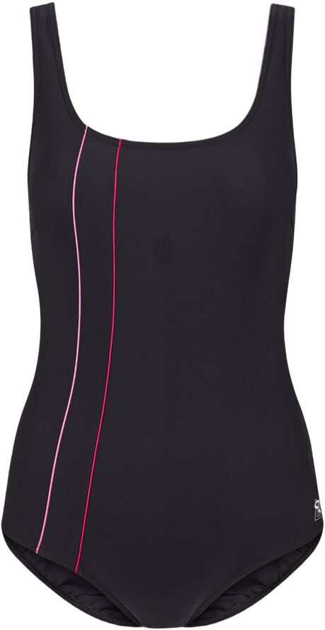 Badedragt m/brystfoer og lavt ben