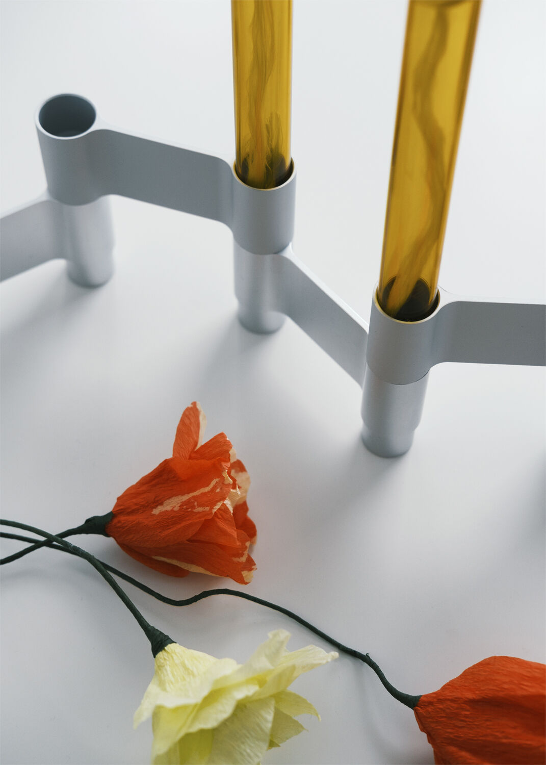 LINK, CANDLE HOLDER, POLISHED ALUMINIUM, 11060P