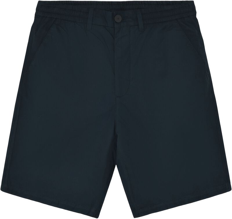 Fig Loose Poplin Elastic Waist String Shorts - Gots/Vegan