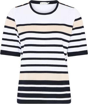 BB Jumper_ BBViscoseStripeKnit
