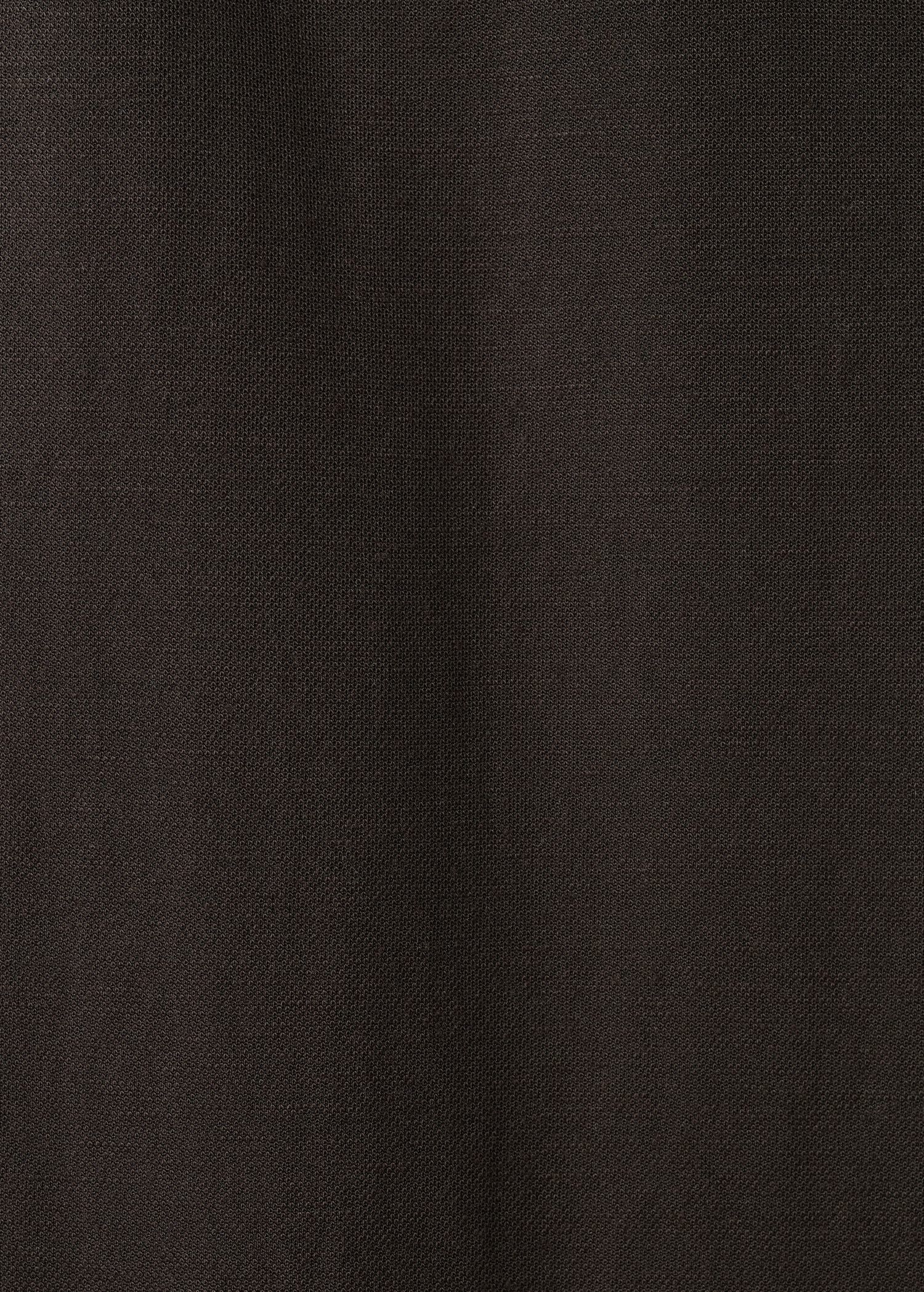 Straight mid-rise trousers