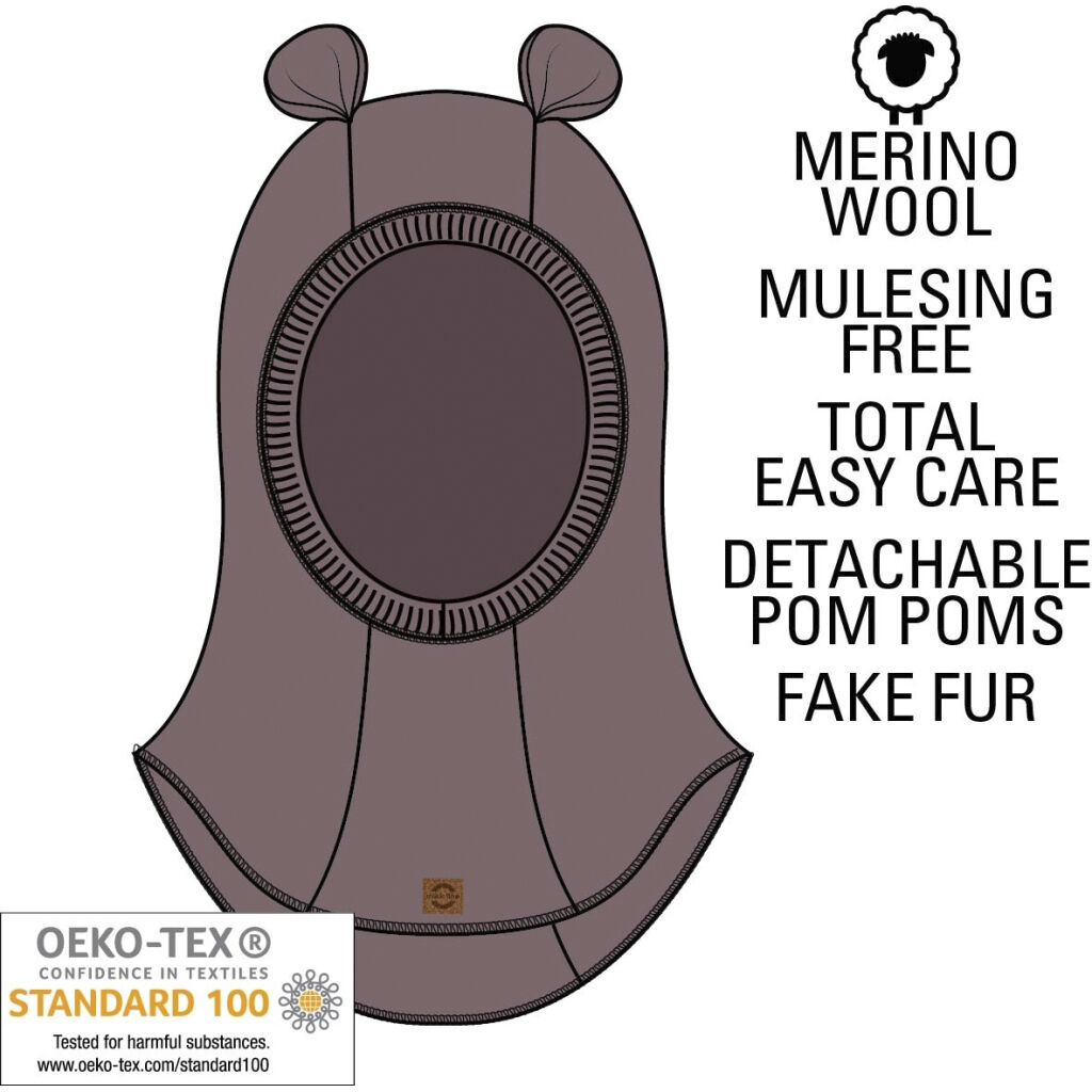 Wool Fullface w Ears