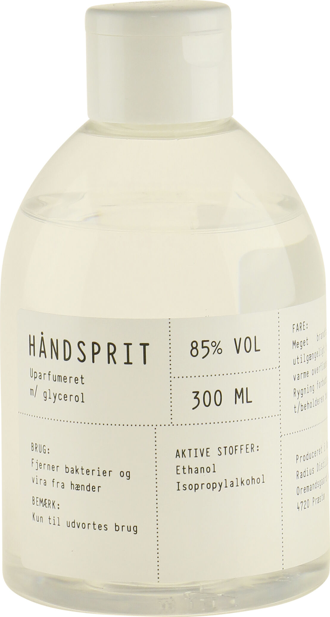 Radius H&aring;ndsprit 85% pet 30cl.