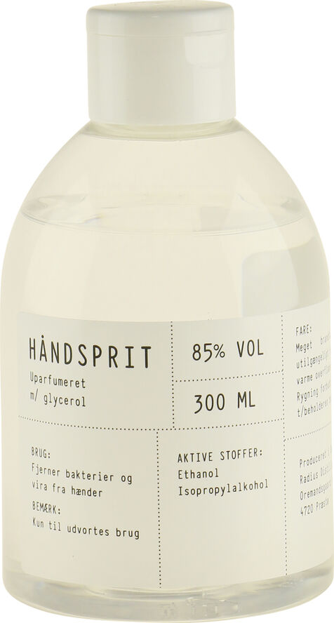 Radius Håndsprit 85% pet 30cl.
