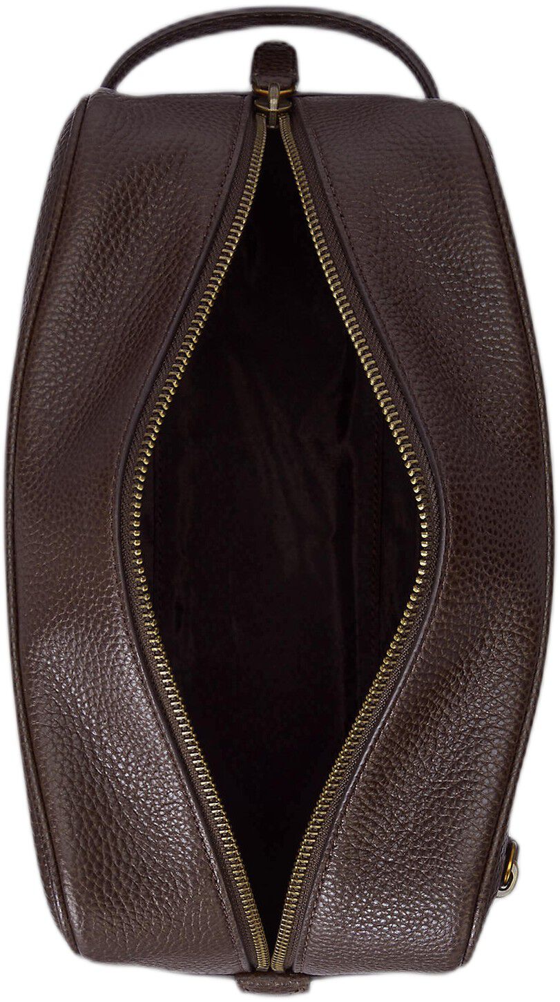 PEBBLE LEATHER-SHAVE KIT-PCH-MED